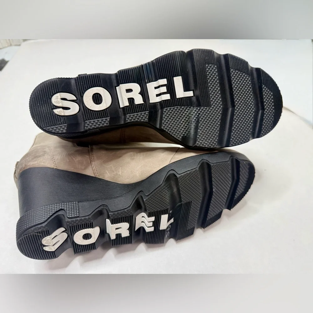 Sorel Joan Uptown Waterproof Wedge Ankle Boots